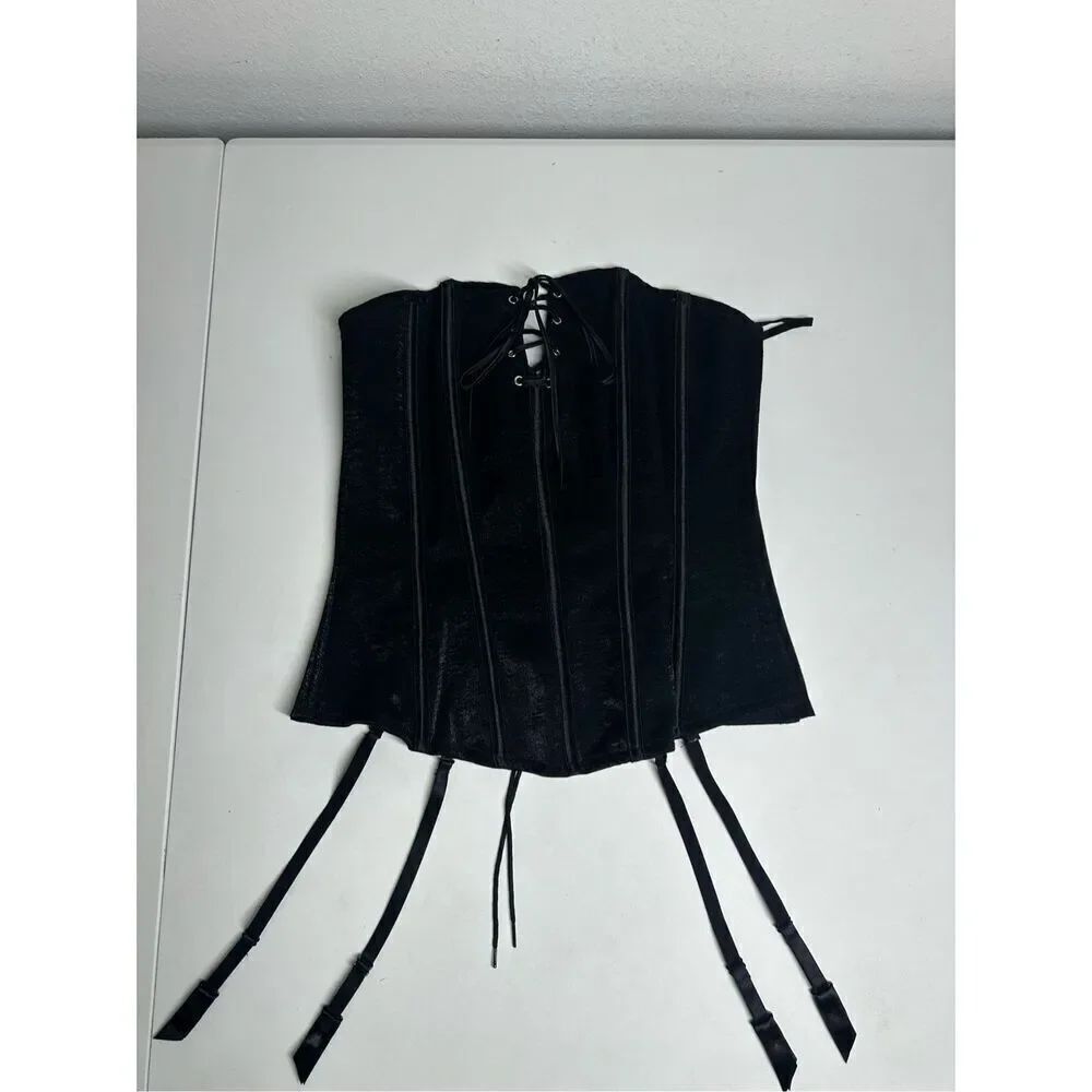 Frederick of Hollywood Women’s Top Corset Size M Black